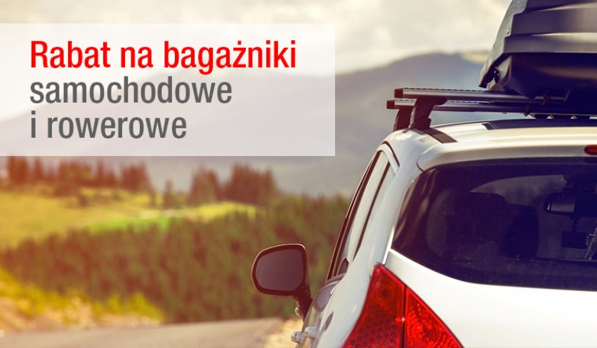 Rabat na bagażniki -20%